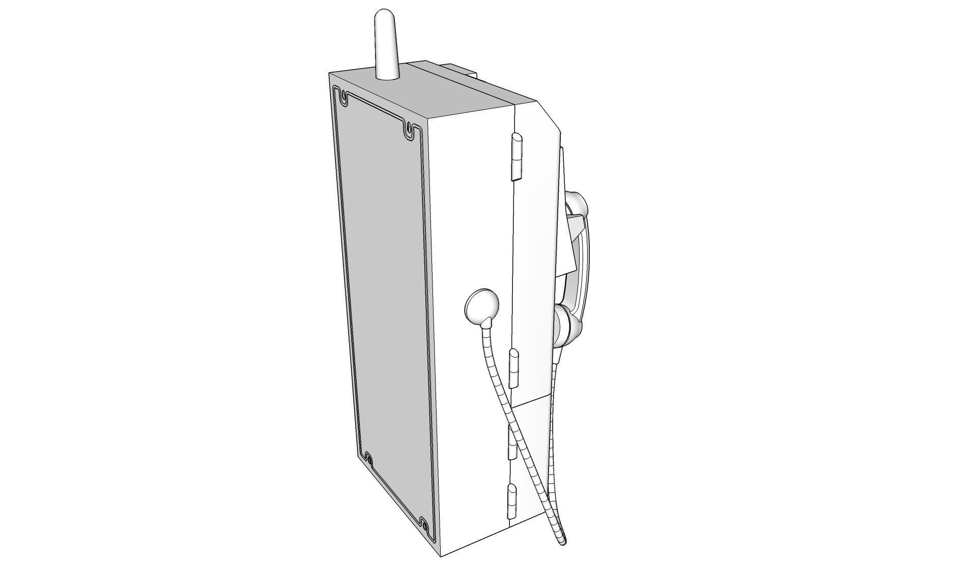 Payphone 3D model_16