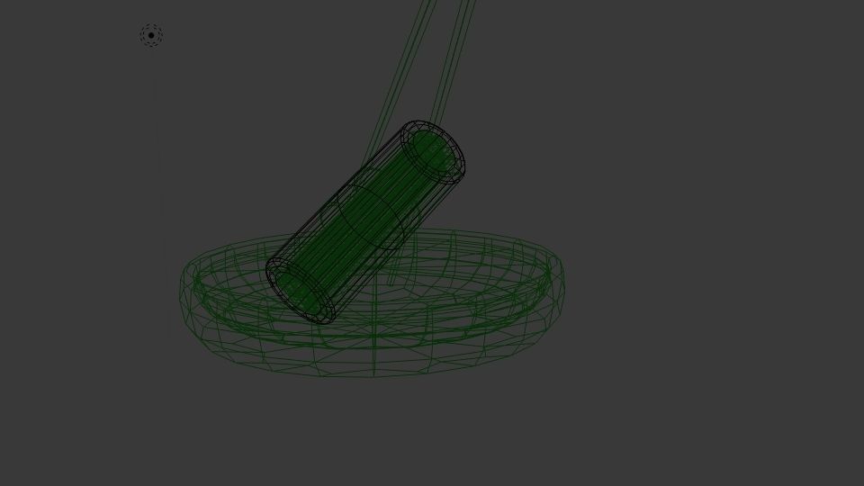 Chopstick Dip Cylinder Nori Sushi Low-poly 3D model_5