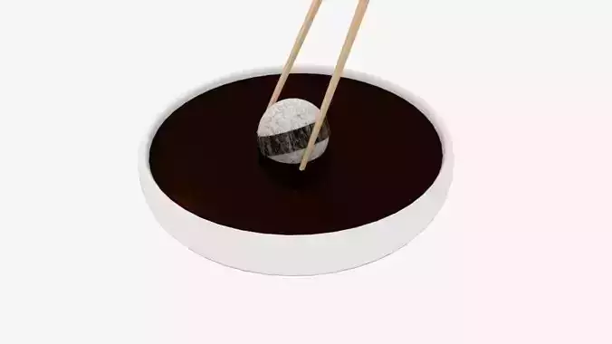 Chopstick Dip Sphere Sushi
