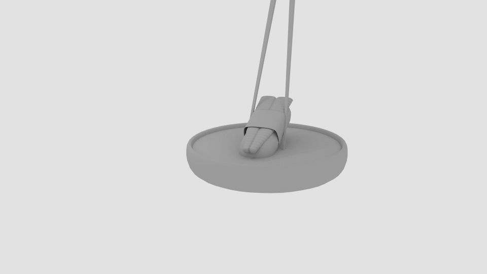 Chopstick Dip Dory Sushi Low-poly 3D model_4