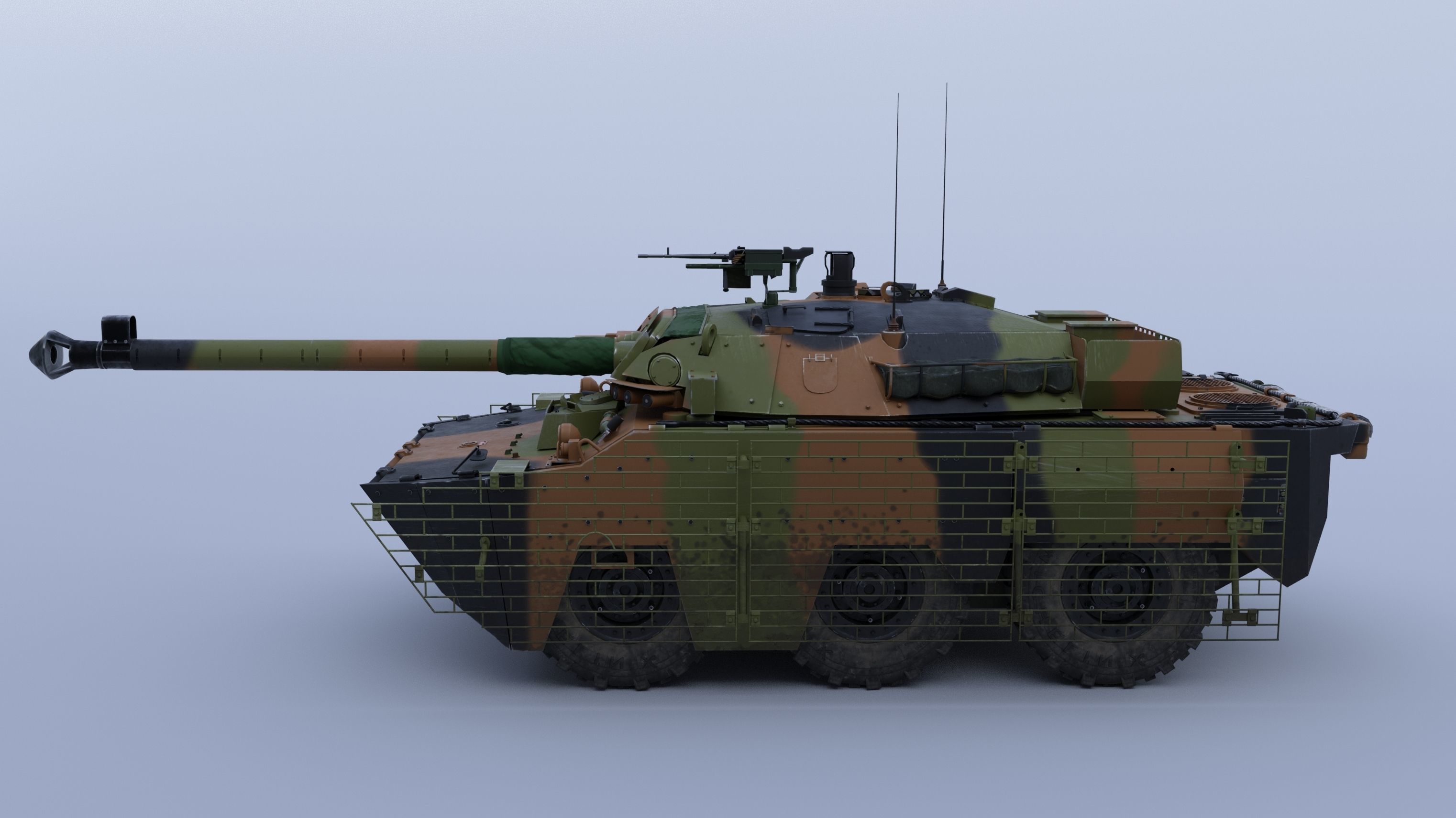 AMX10RCR Low-poly 3D model_2
