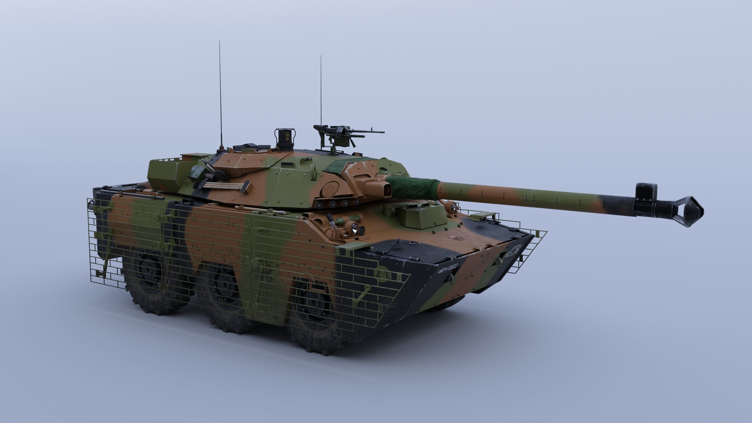AMX10RCR Low-poly 3D model_4