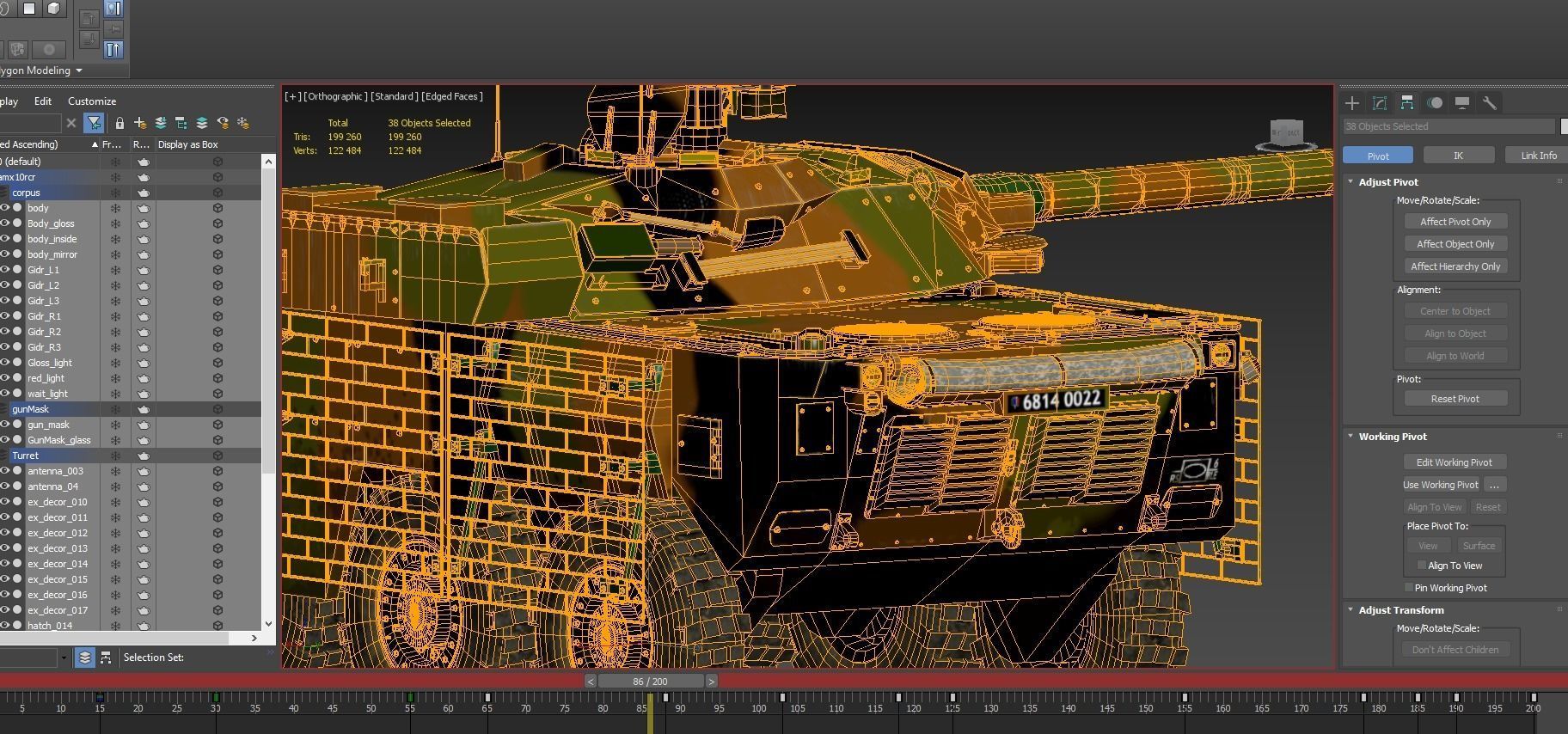 AMX10RCR Low-poly 3D model_17