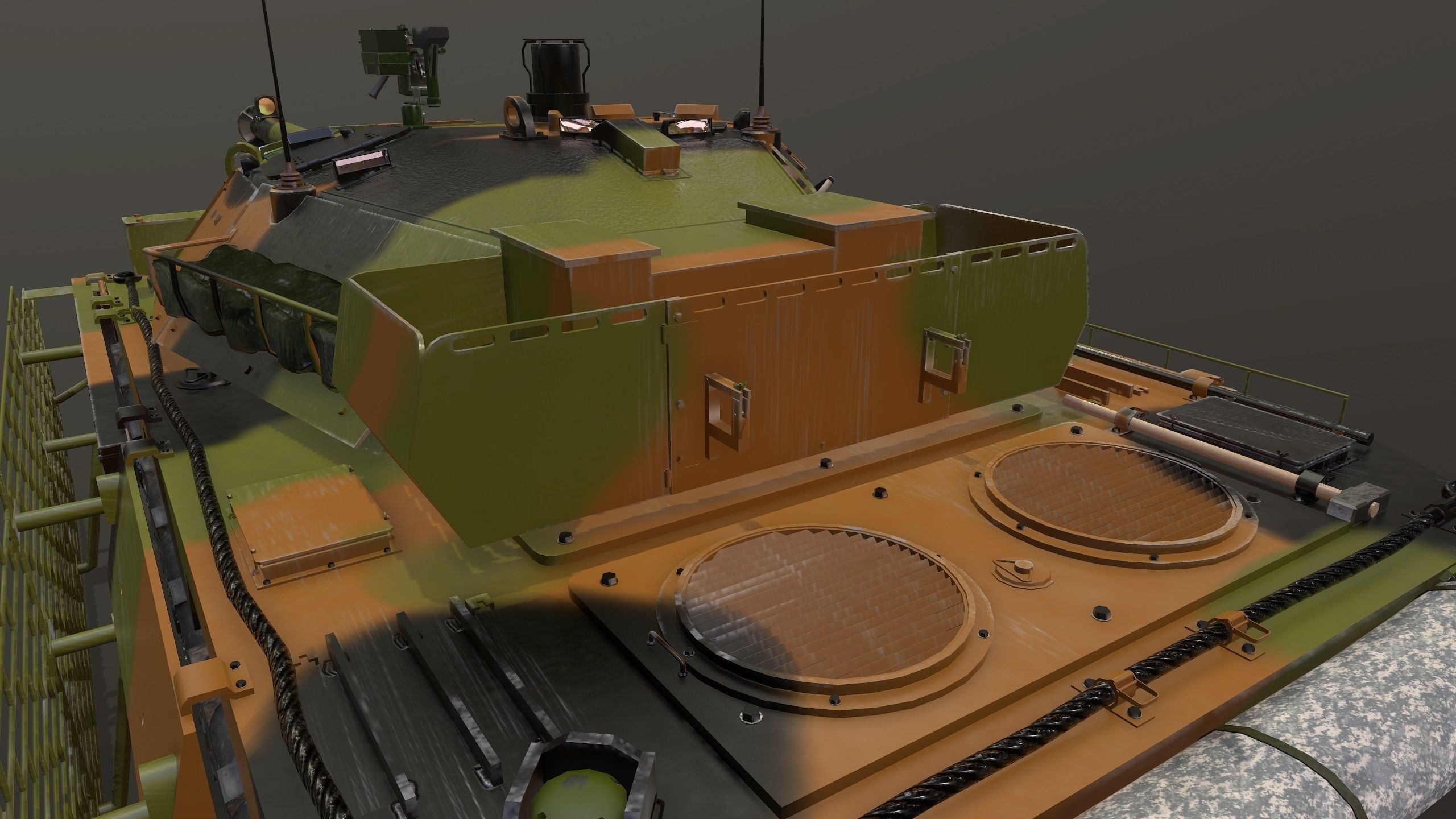 AMX10RCR Low-poly 3D model_13