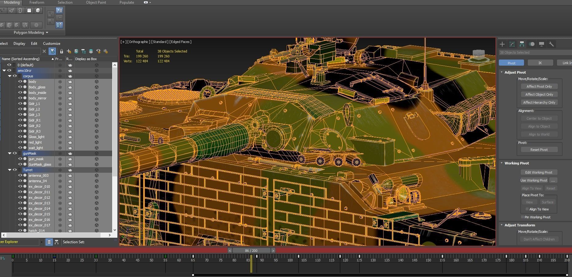 AMX10RCR Low-poly 3D model_18
