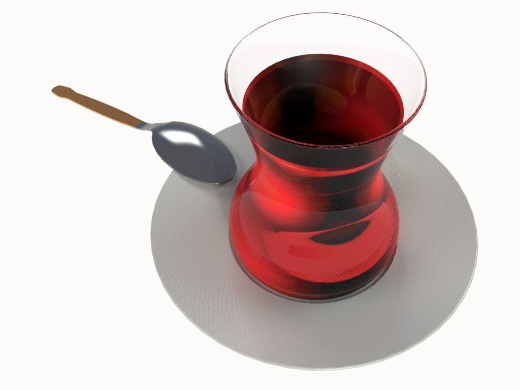 Cup of Tea 3D model_2