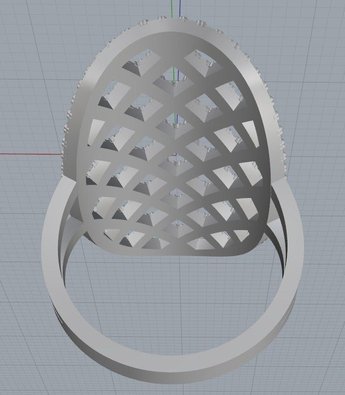 Pattern Ring 3D print model_6