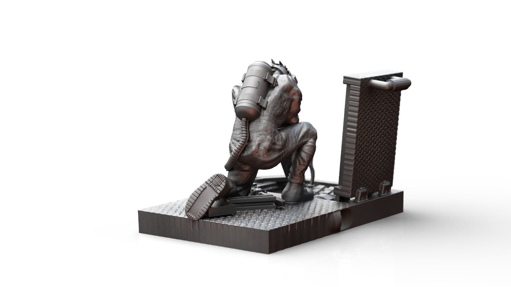 Scifi Technicians  3D print model_6