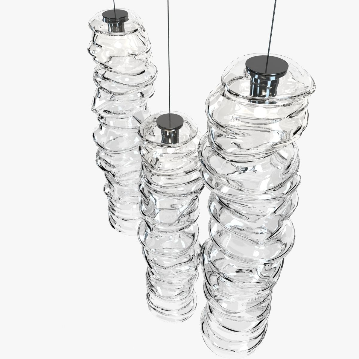 Terzani Shar Pei Ceiling Light 3D model_8