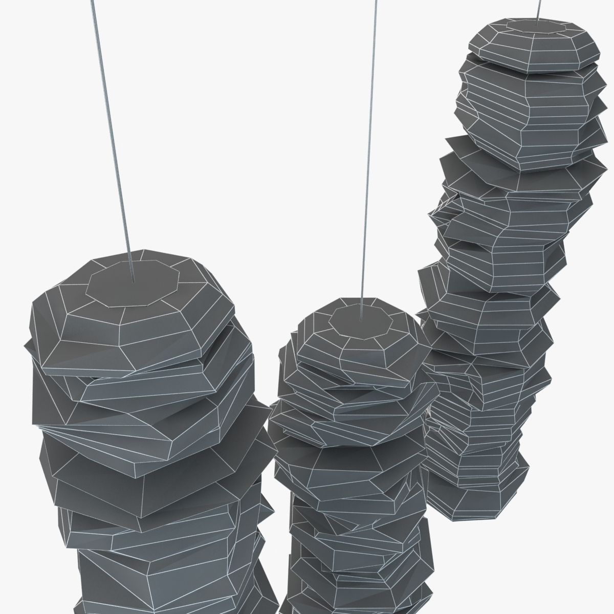 Terzani Shar Pei Ceiling Light 3D model_5