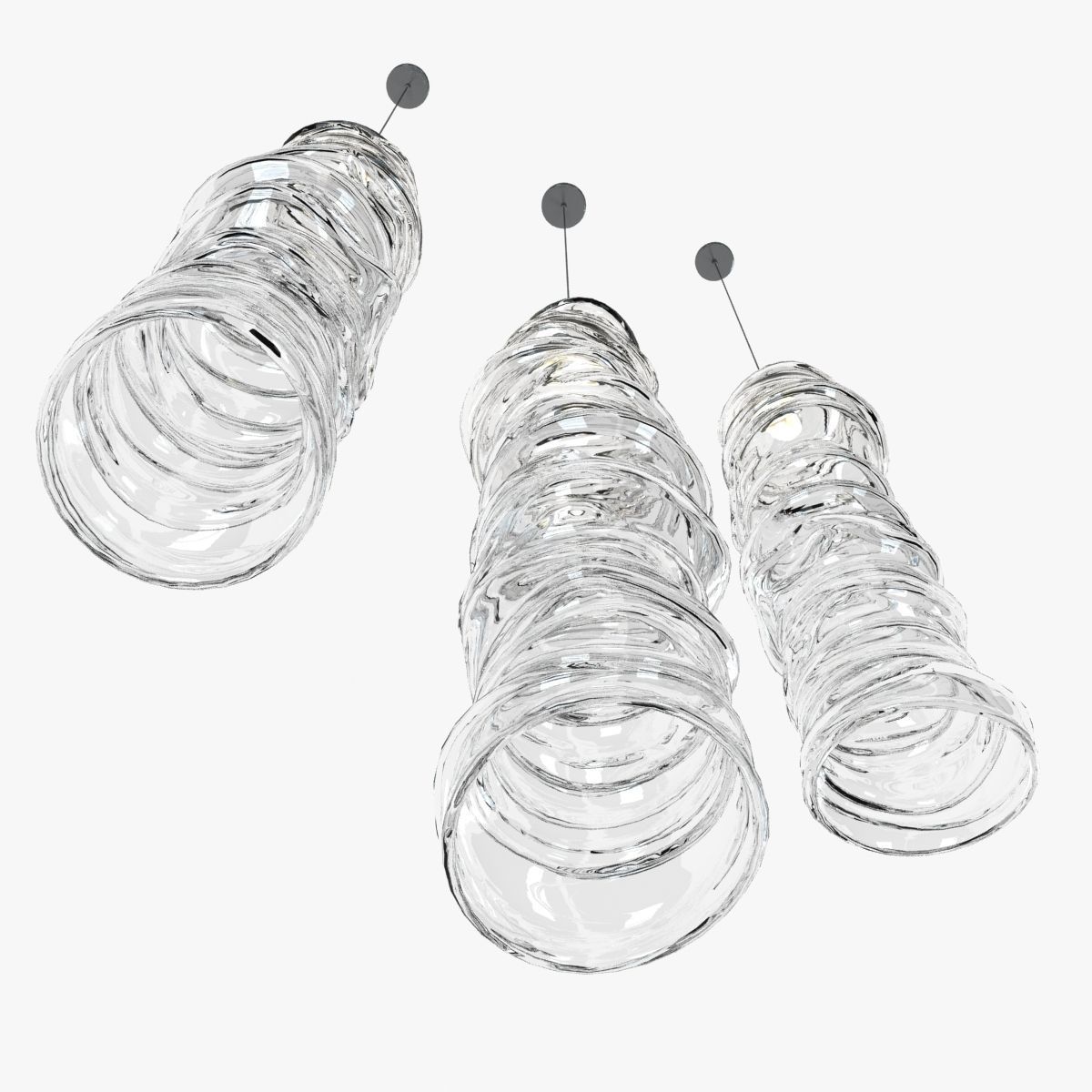 Terzani Shar Pei Ceiling Light 3D model_10