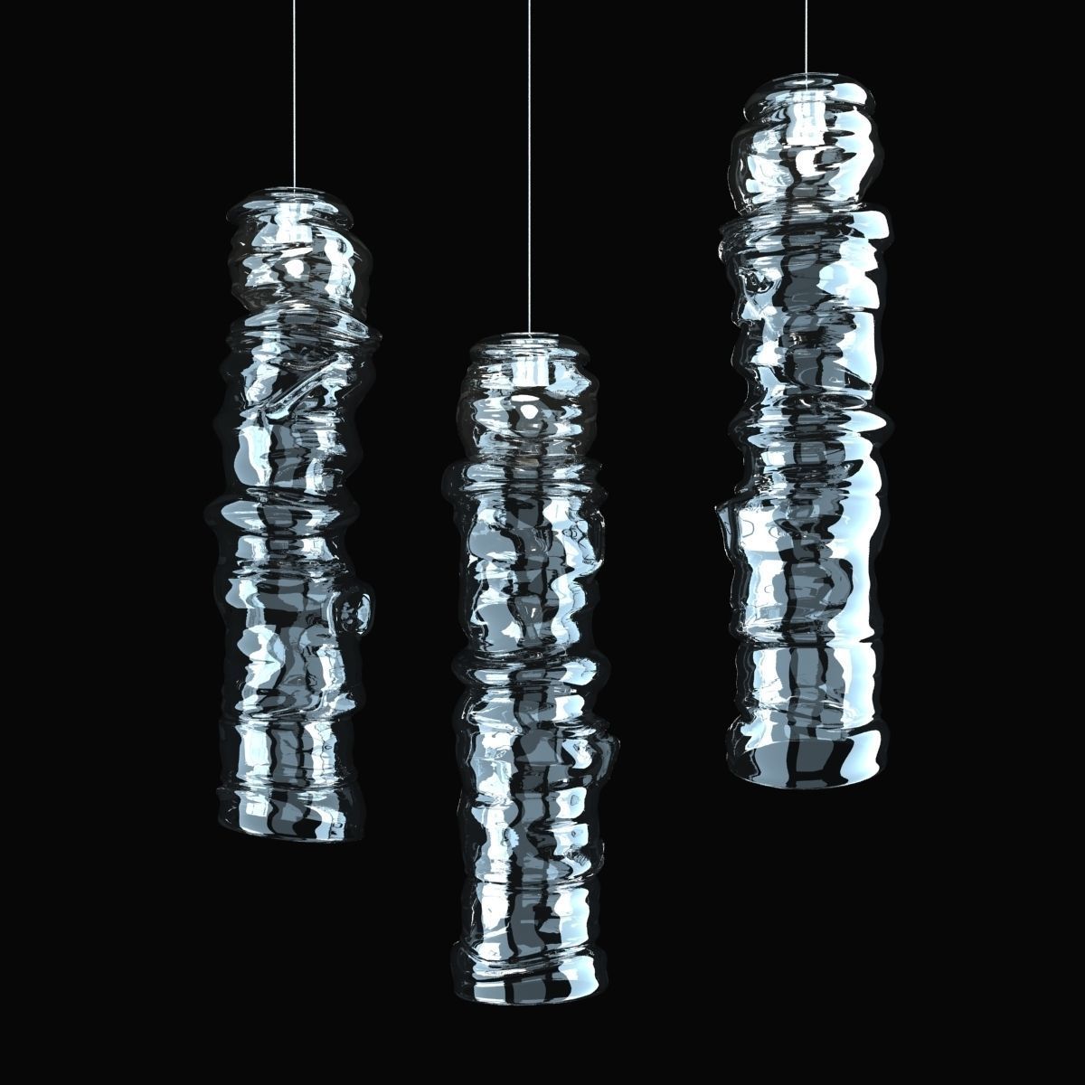 Terzani Shar Pei Ceiling Light 3D model_2