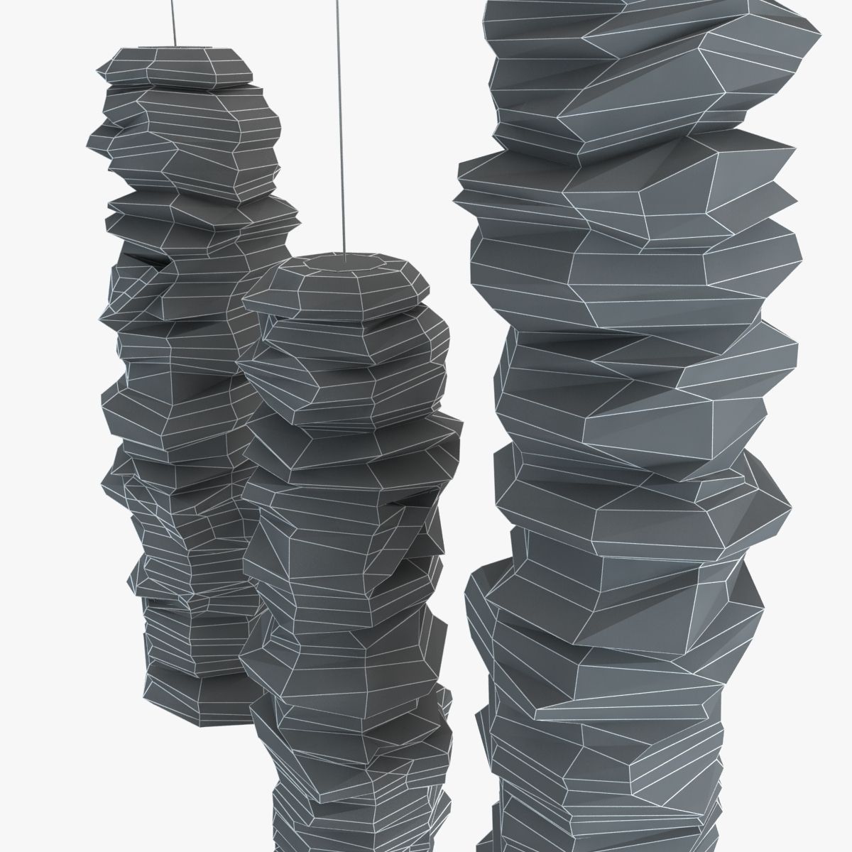 Terzani Shar Pei Ceiling Light 3D model_6