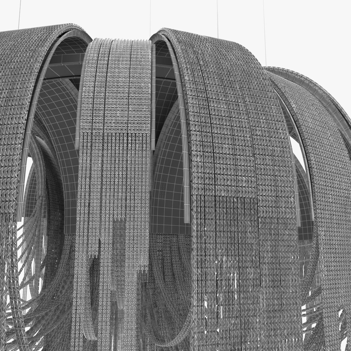 Terzani Volver Ceiling Light 3D model_3