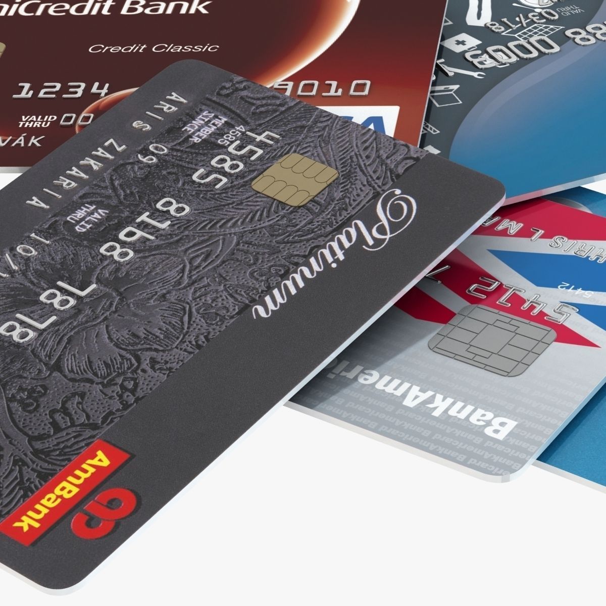 Credit Cards 3D model_11