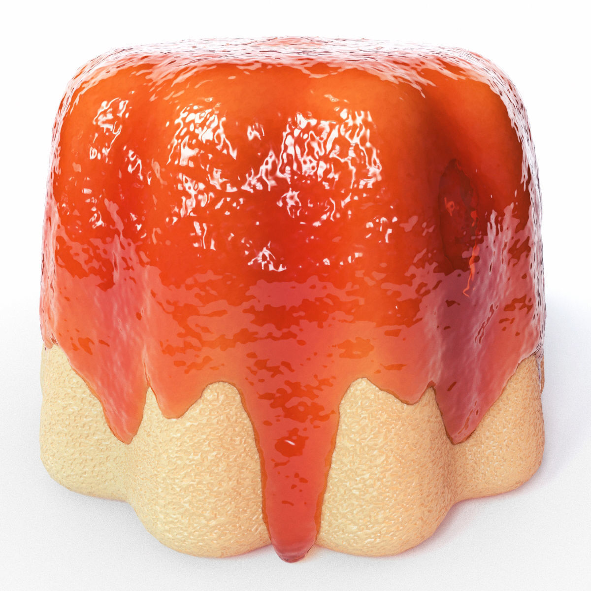 Cake in Jam 2 3D model_2