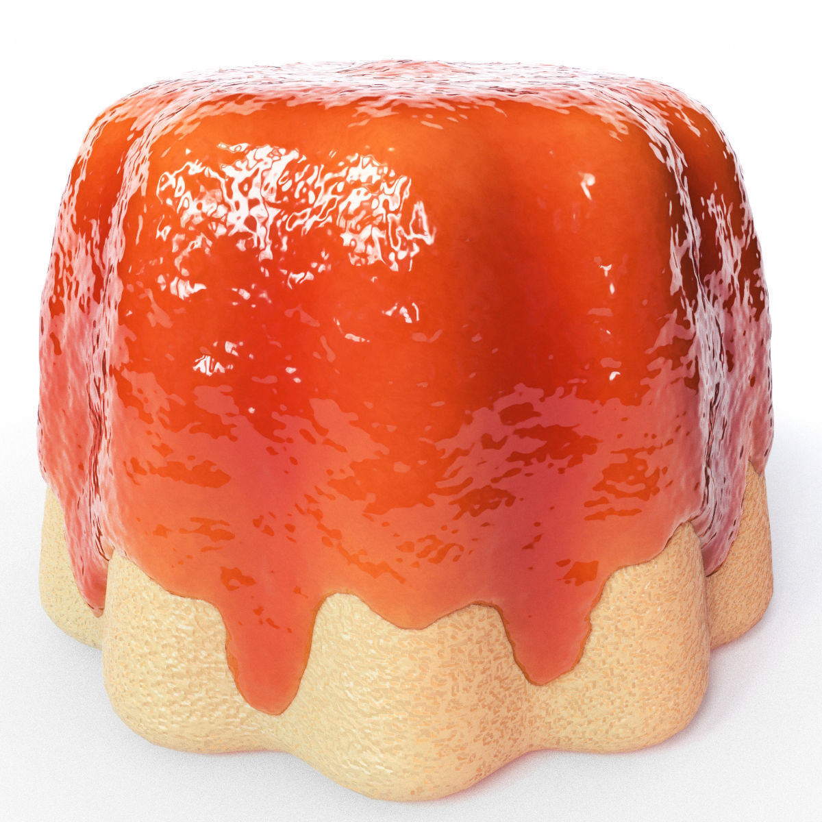 Cake in Jam 2 3D model_3