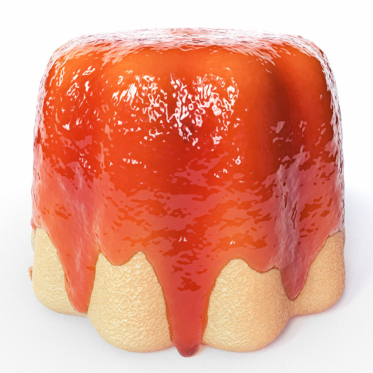 Cake in Jam 2 3D model_0