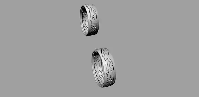 Wedding rings 3D print model