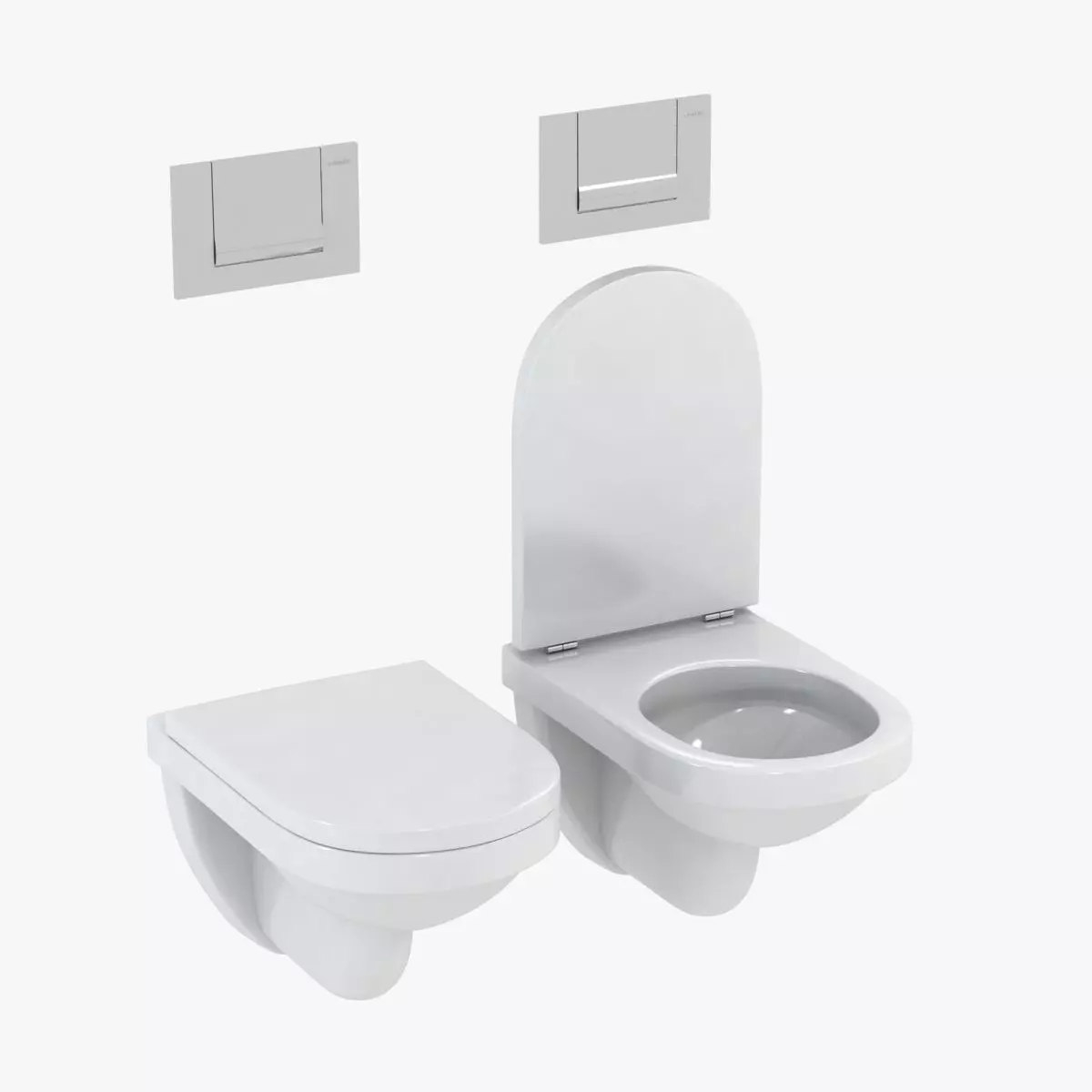 Duravit Happy D Toilet 3D model_0