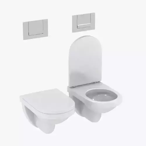 Duravit Happy D Toilet 3D model