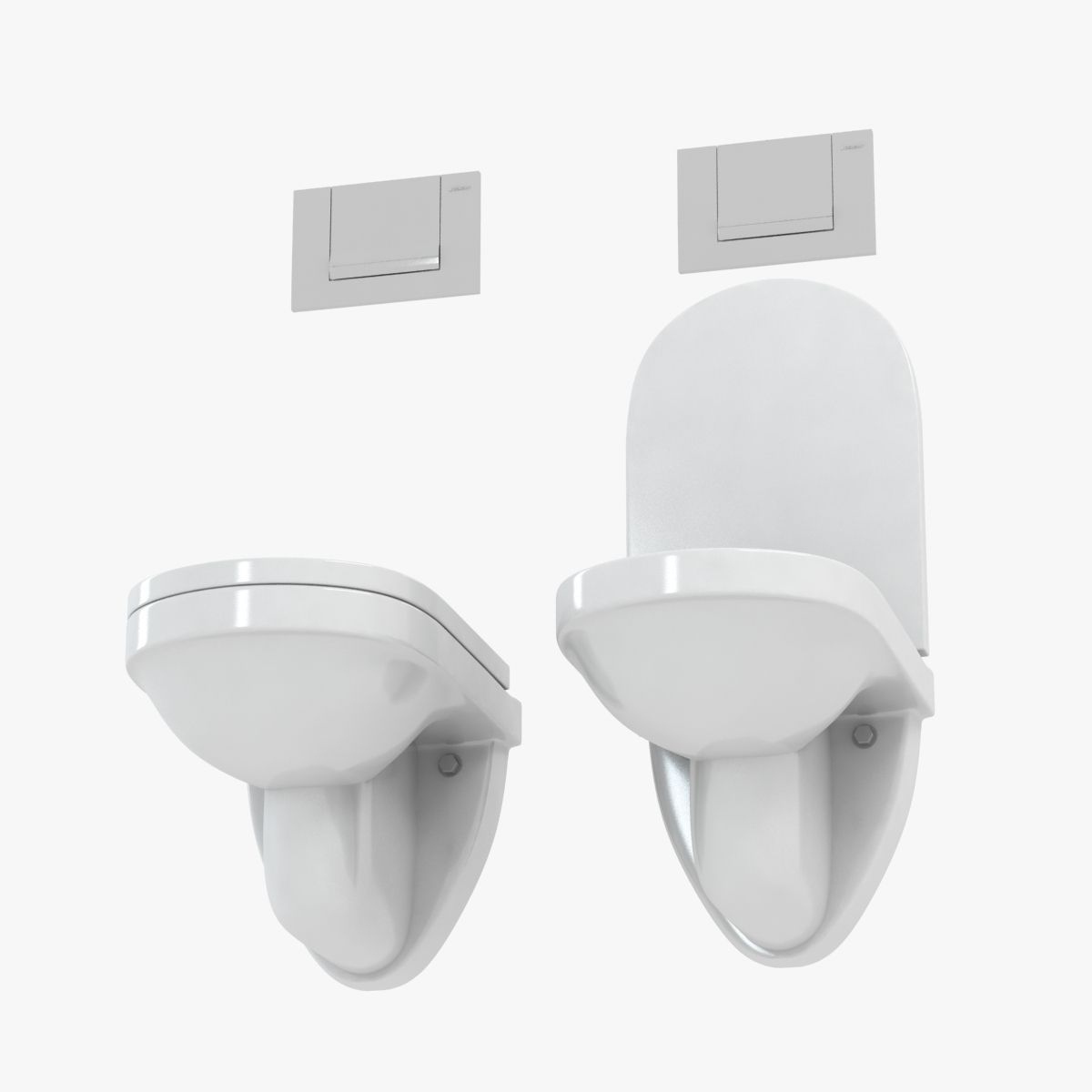 Duravit Happy D Toilet 3D model_11