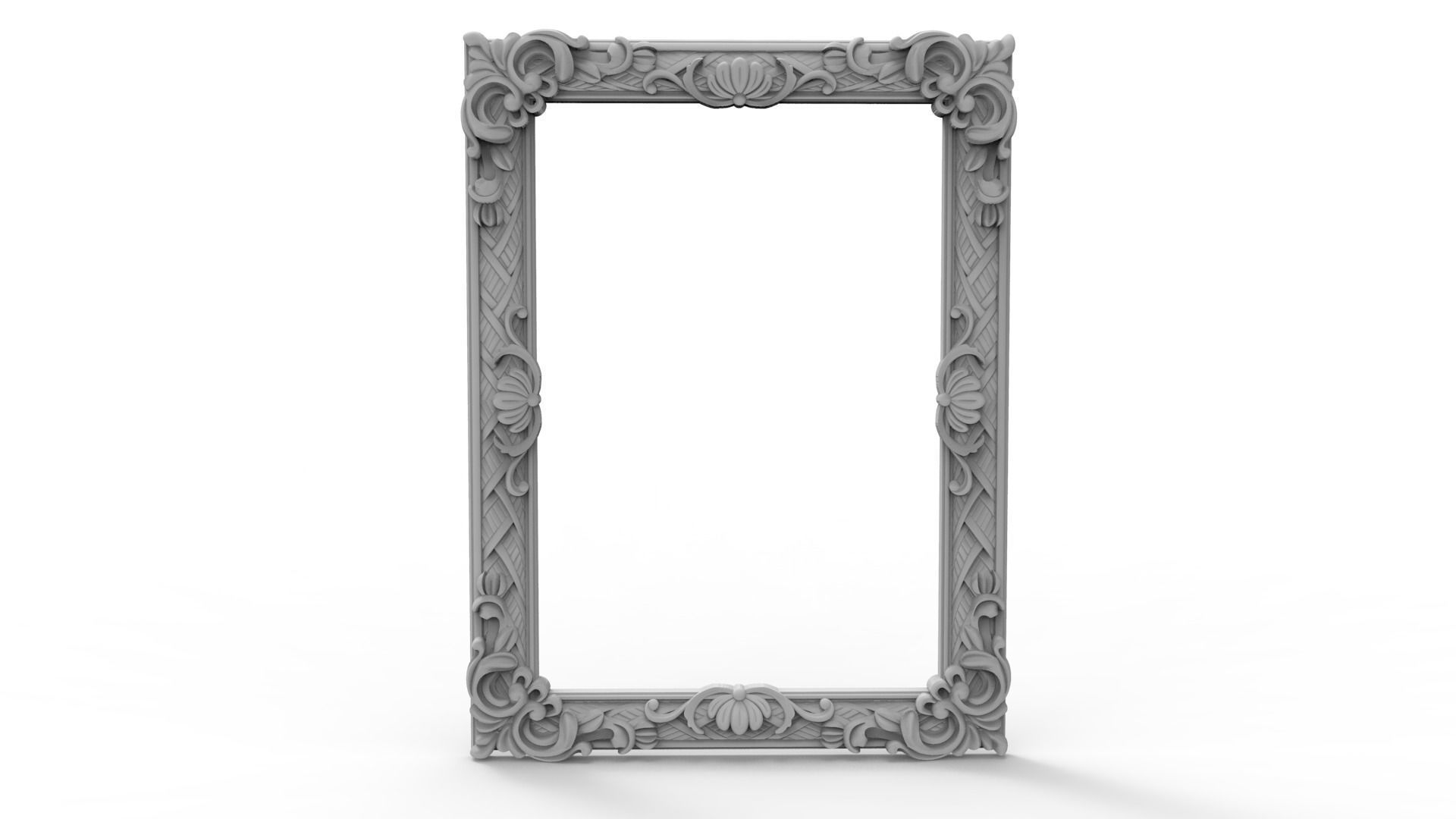 Frame 1 ornate 3D print model_1