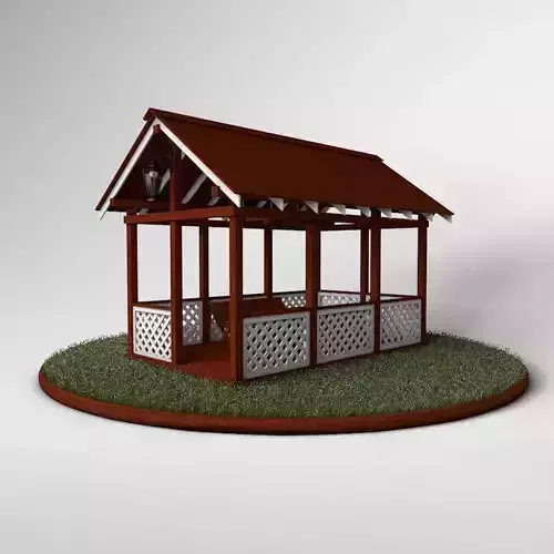 Arbor construction 3D model