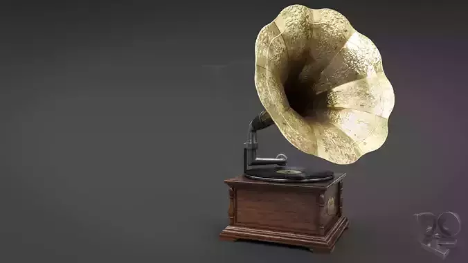 Gramophone 3D model