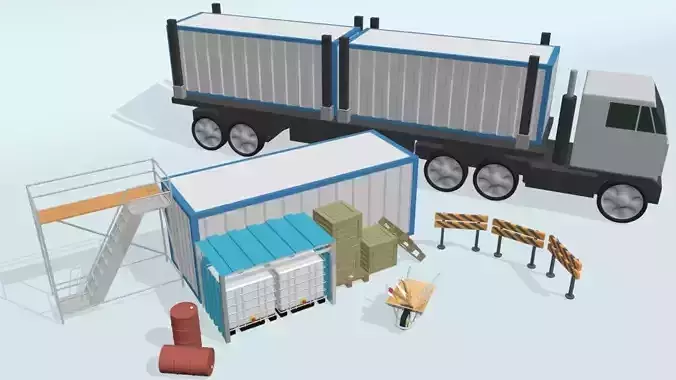 Low Poly Construction Tools