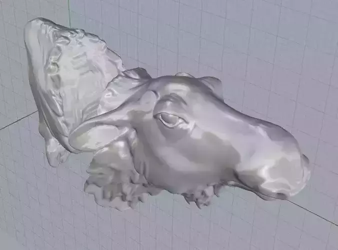 Moose with knife garda