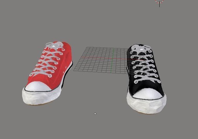 converse shoes Free 3D model