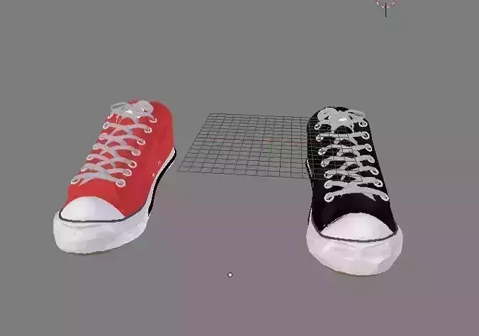 converse shoes Free 3D model