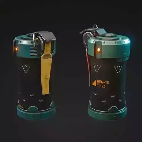 Grenade Game-Ready launcher