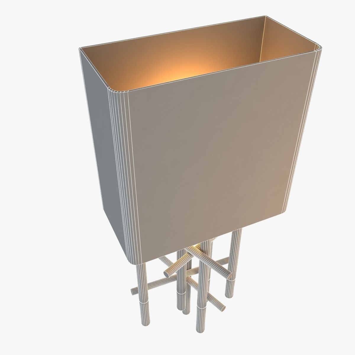 Modern Wall Light 3D model_8