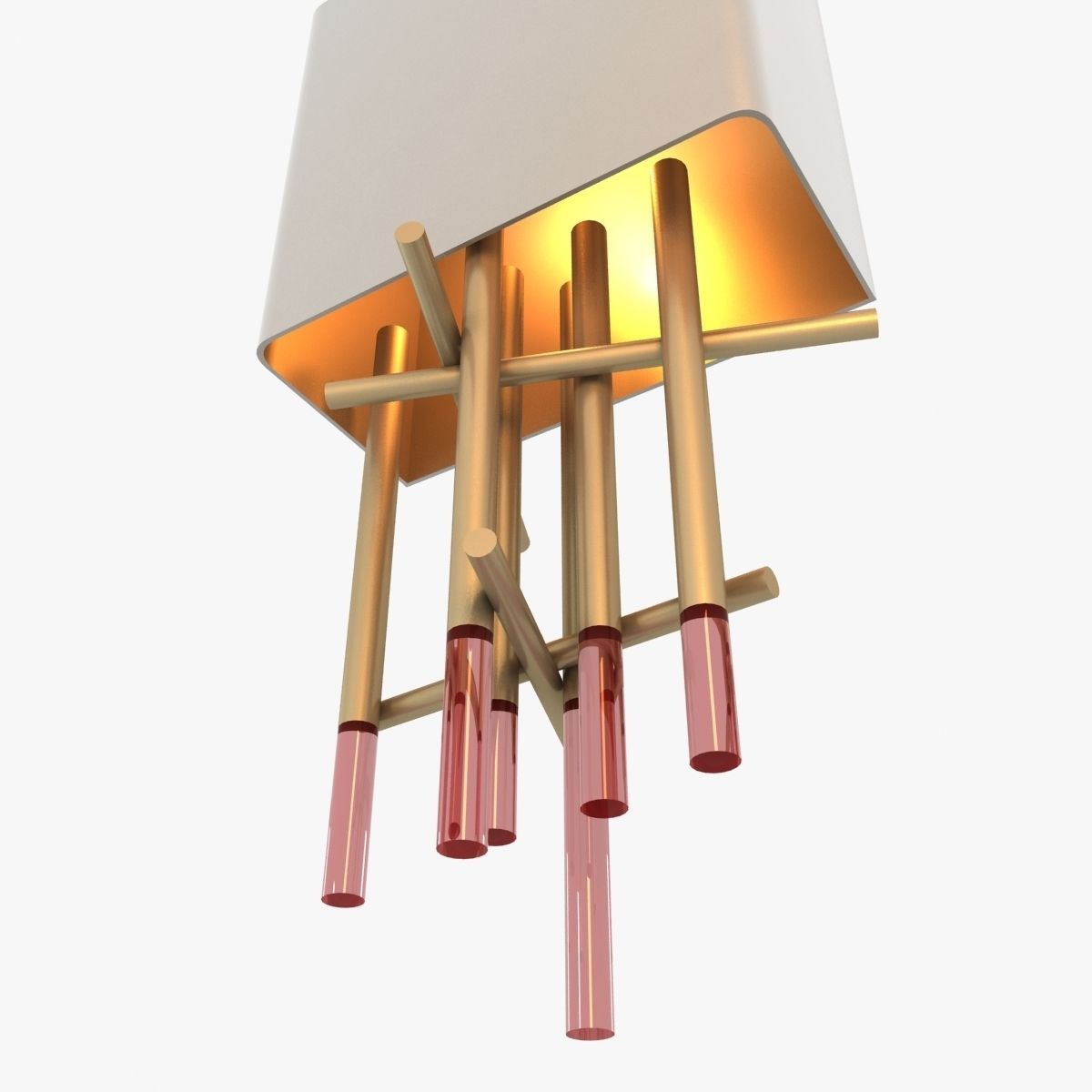 Modern Wall Light 3D model_7