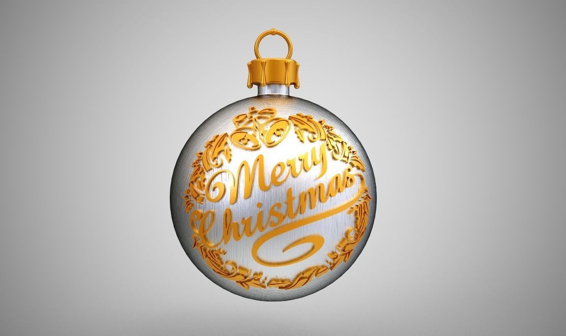 Christmas Ball 3D print model_5