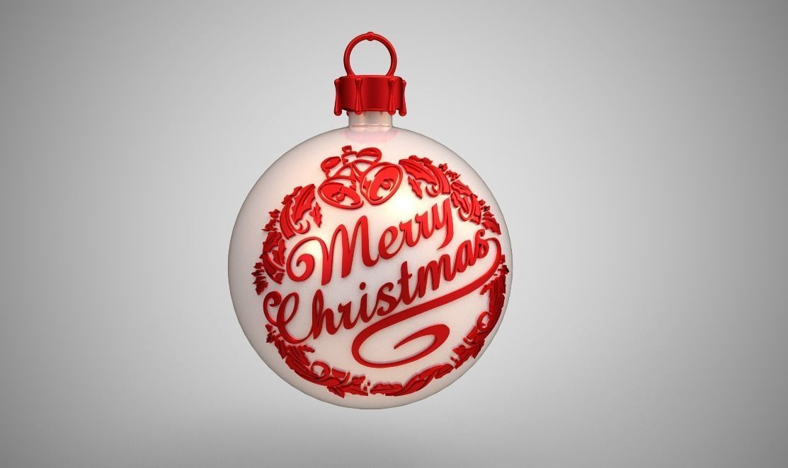 Christmas Ball 3D print model_1