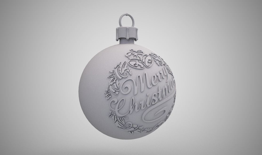 Christmas Ball 3D print model_8