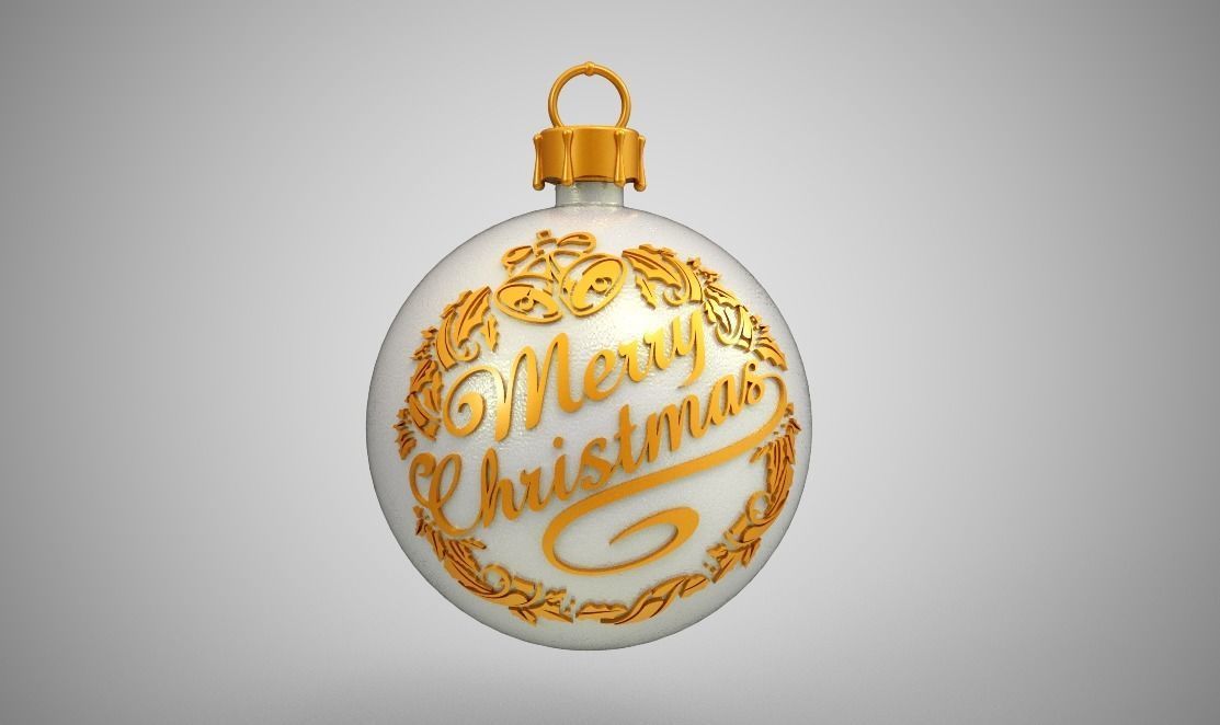 Christmas Ball 3D print model_6