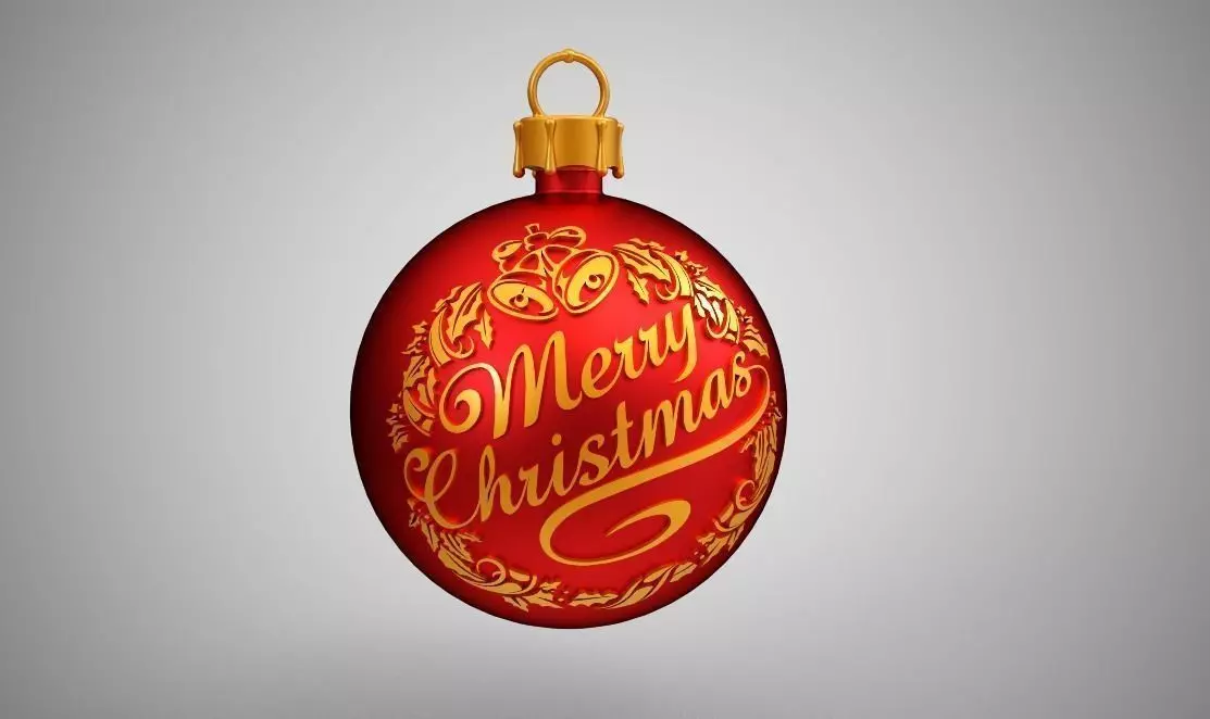 Christmas Ball 3D print model_0