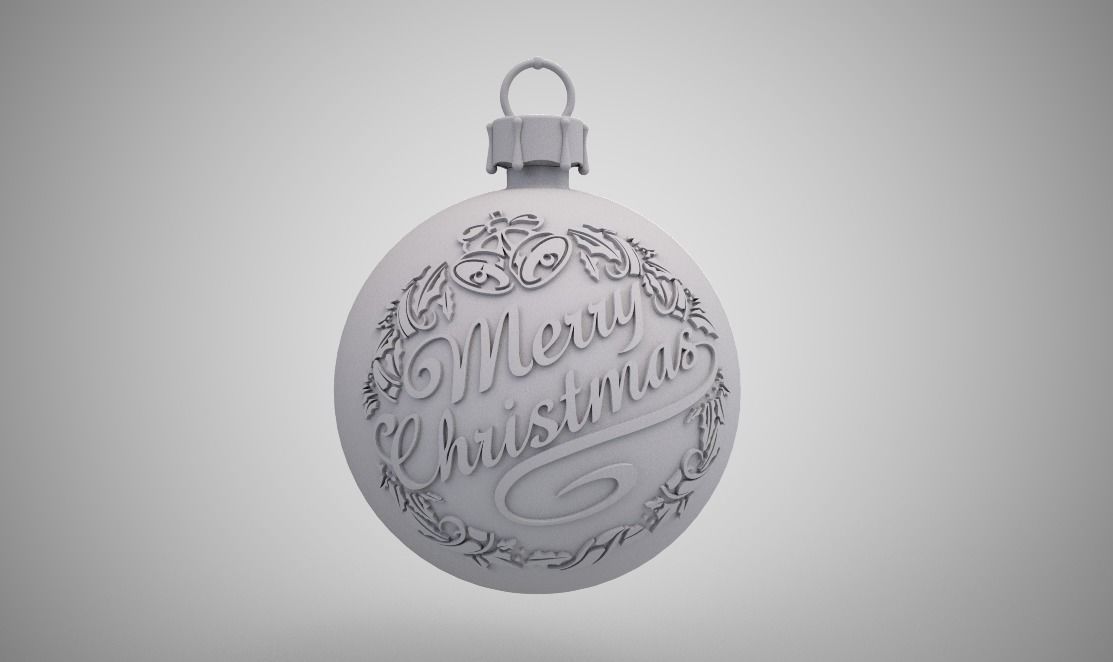 Christmas Ball 3D print model_7