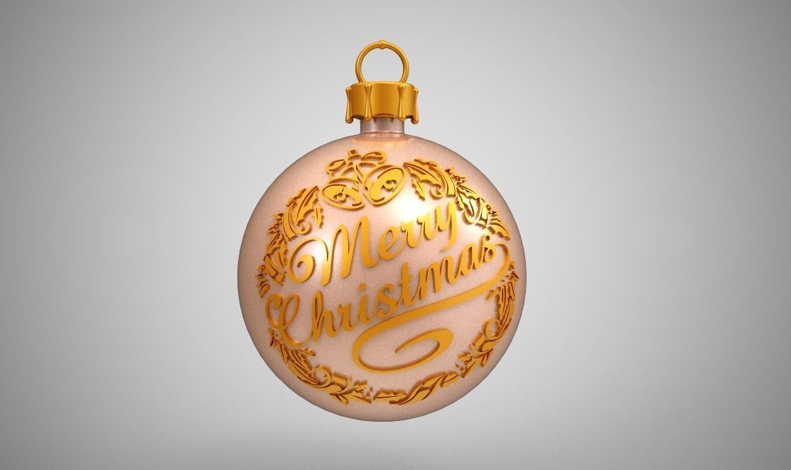 Christmas Ball 3D print model_2