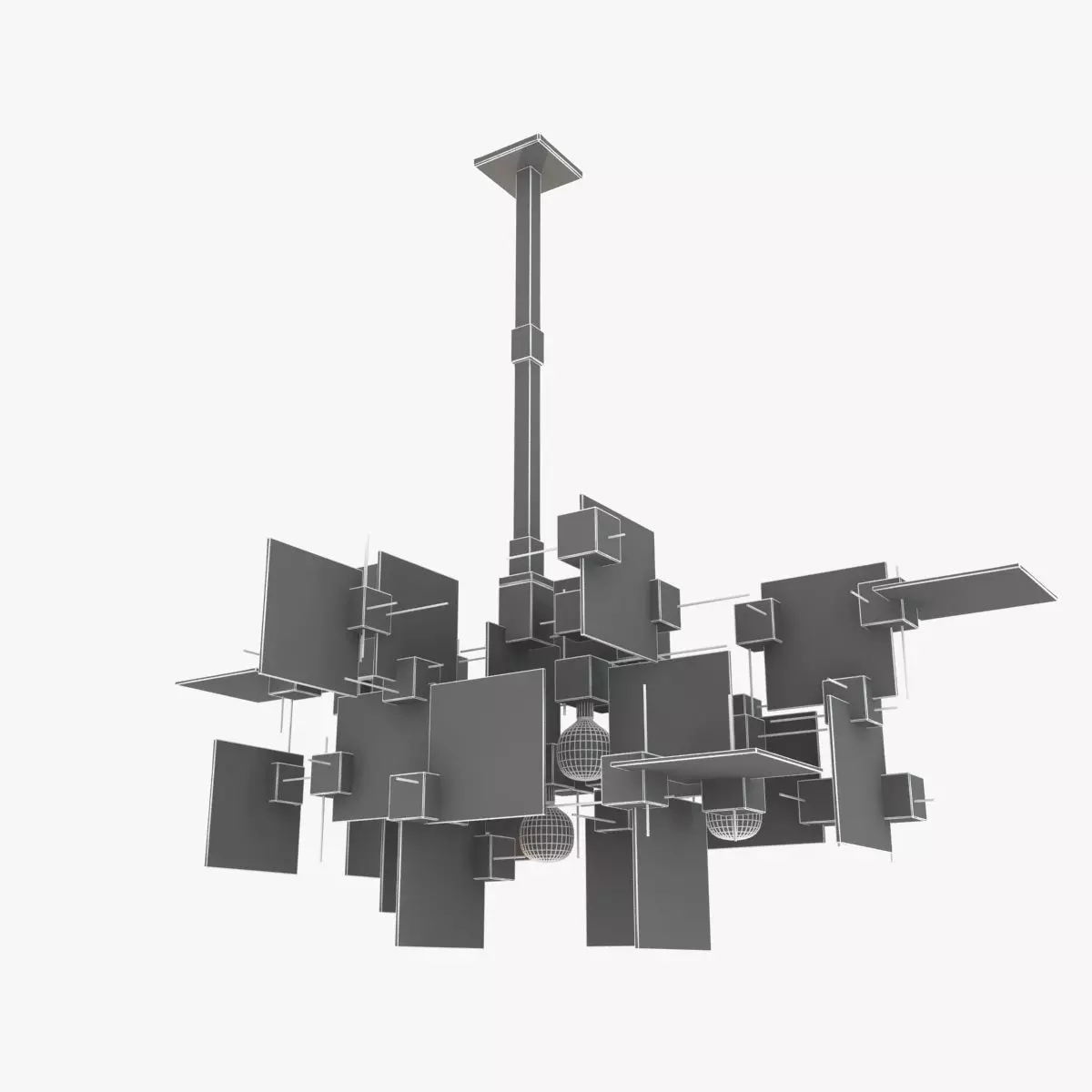 Gaetano Sciolari Chandelier 3D model