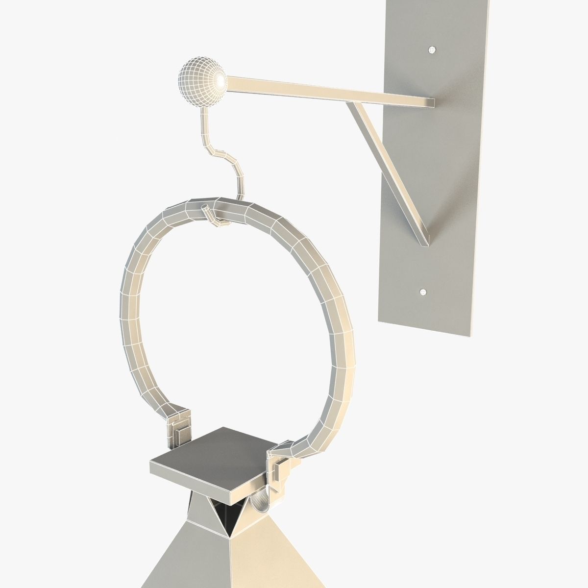 Windlights With Bracket Hook 3D model_3