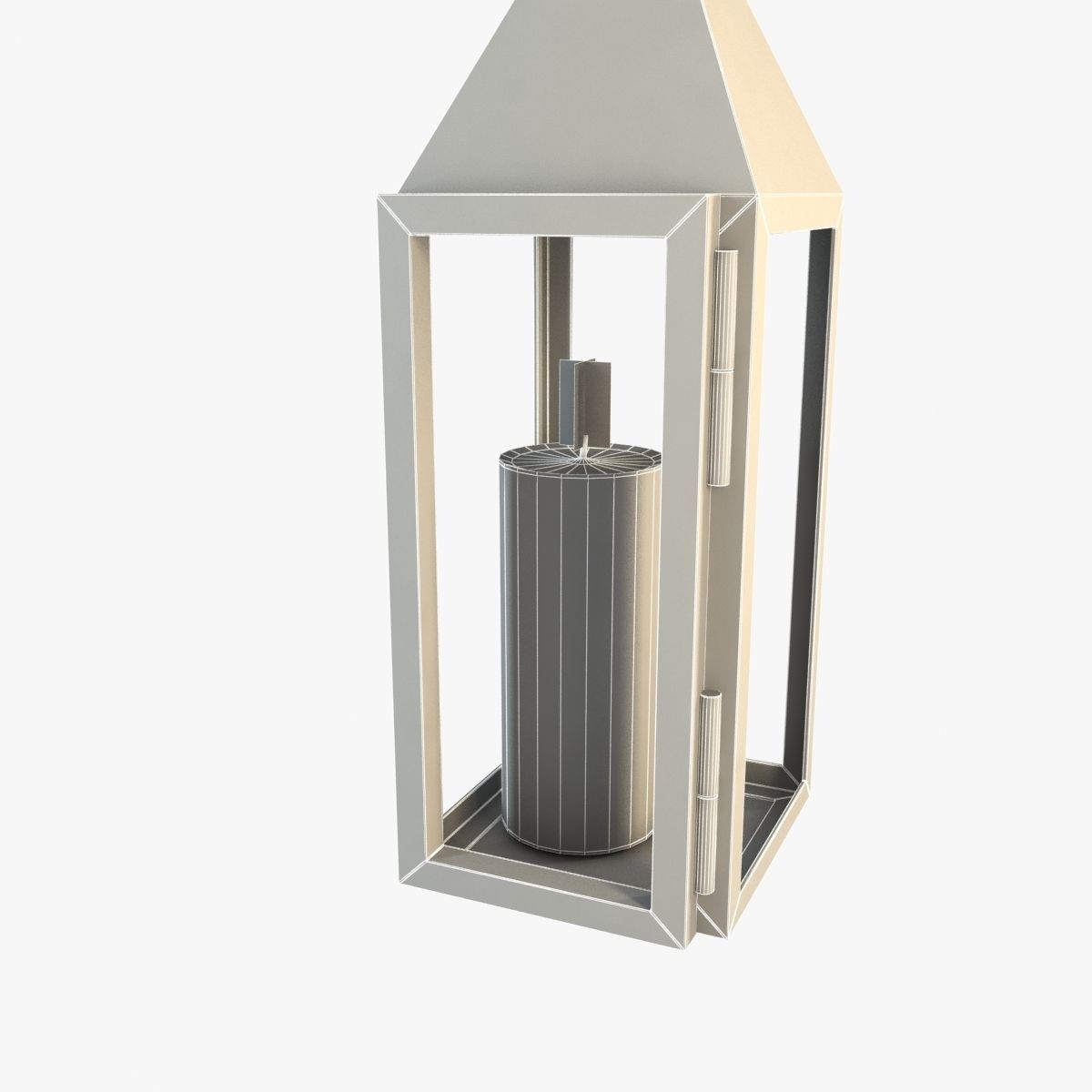 Windlights With Bracket Hook 3D model_2