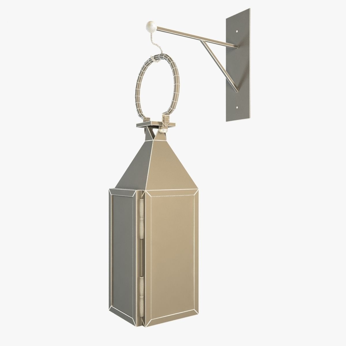 Windlights With Bracket Hook 3D model_1