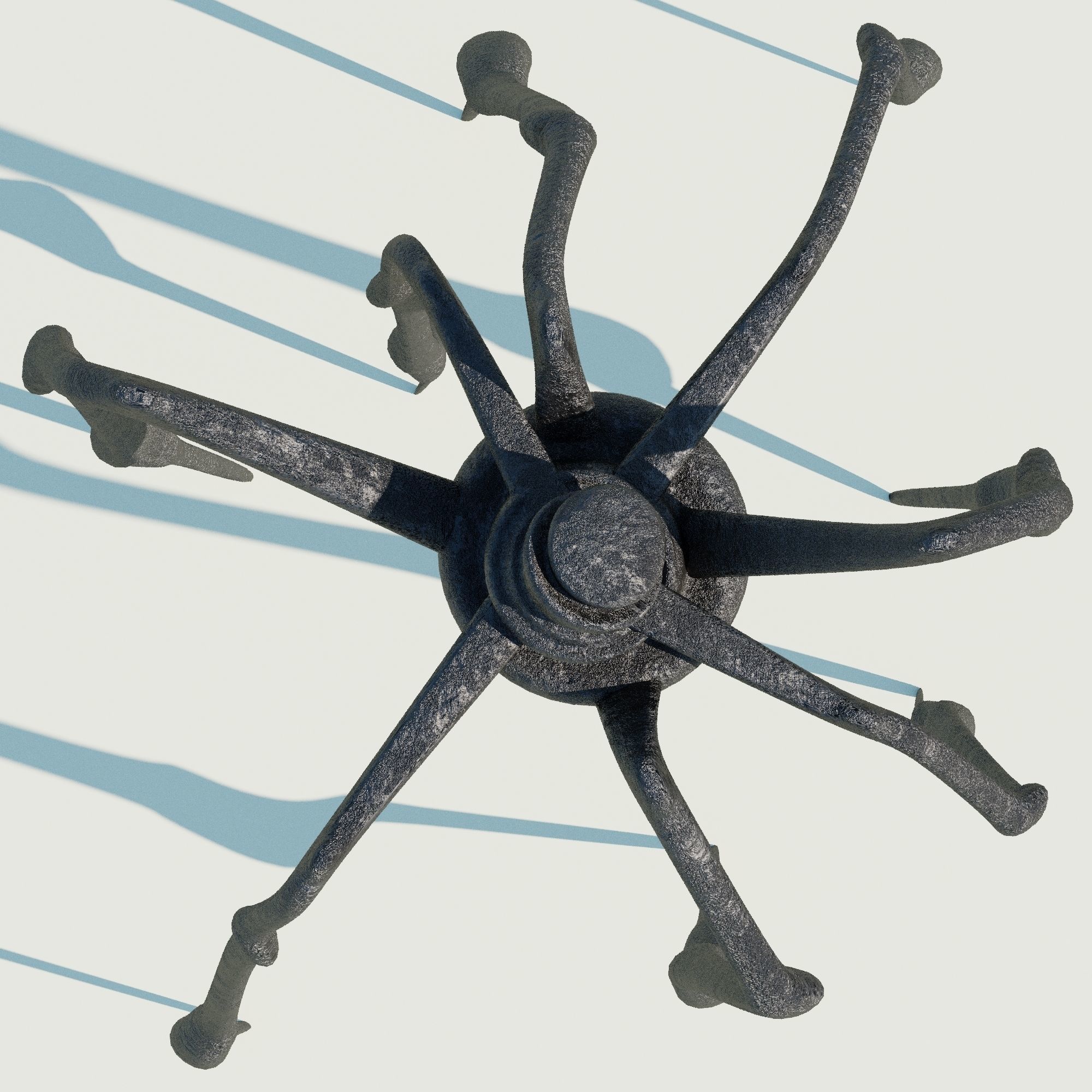 Spider Sculpture 3D model_4