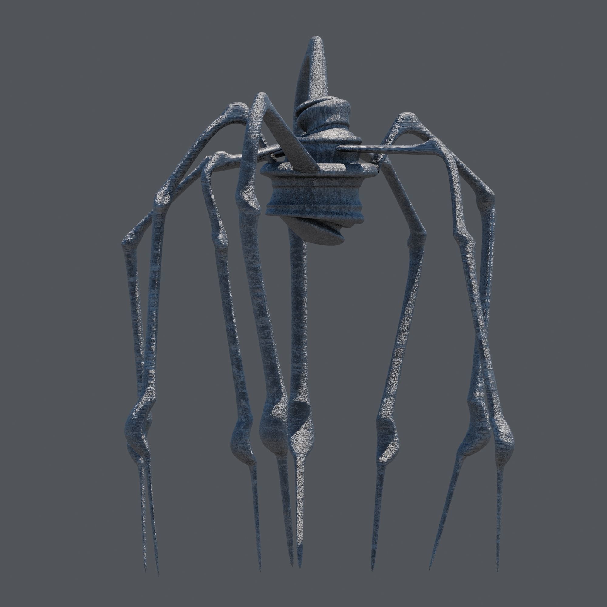 Spider Sculpture 3D model_2