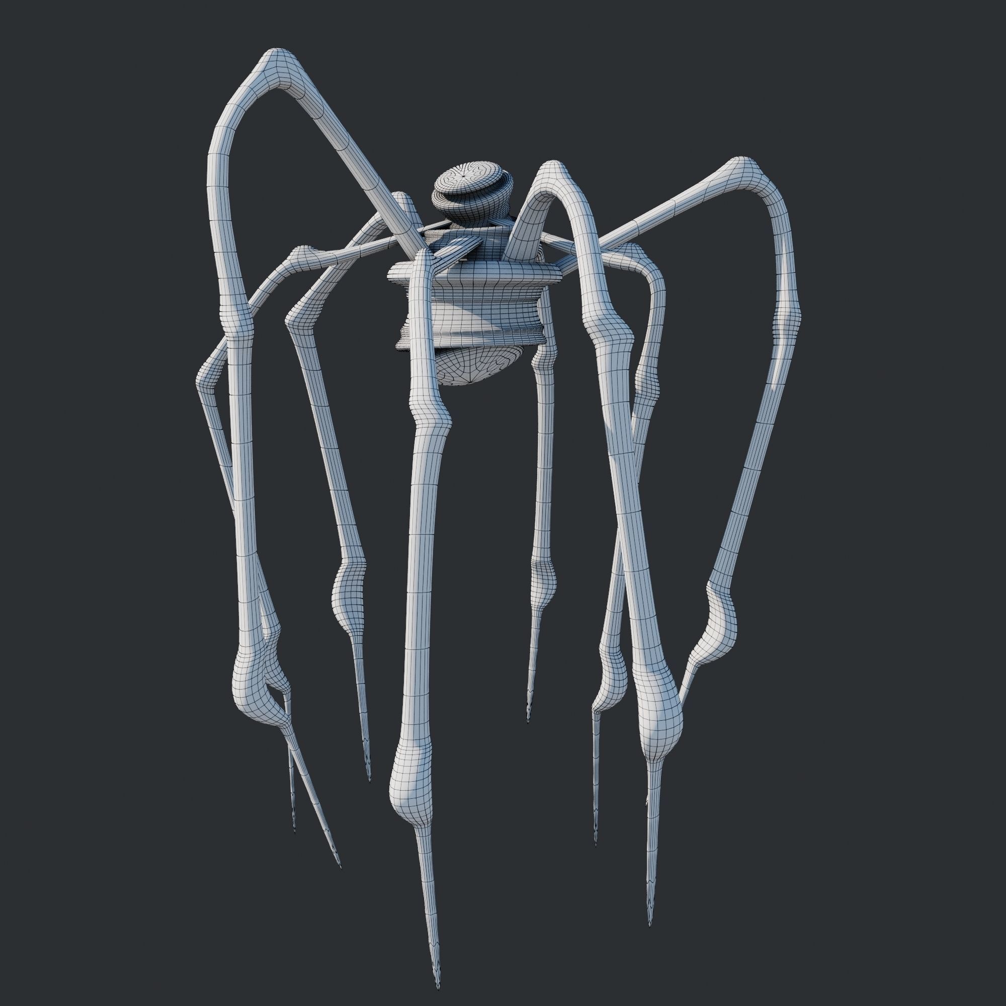 Spider Sculpture 3D model_1